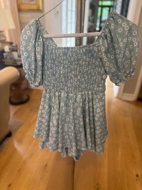 Floral romper dress